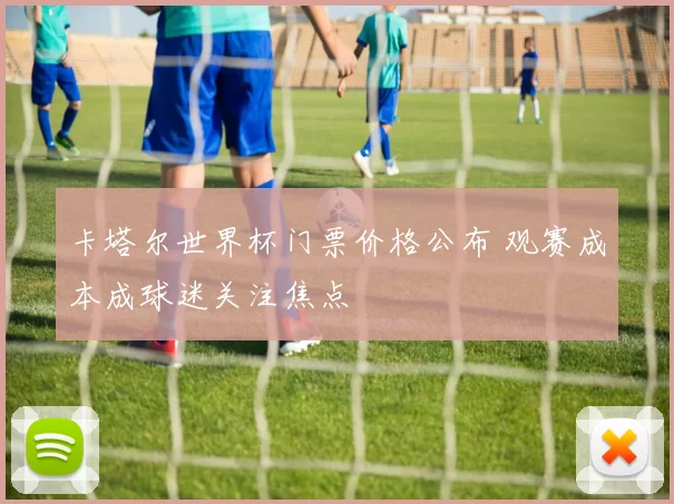 卡塔尔世界杯门票价格公布 观赛成本成球迷关注焦点