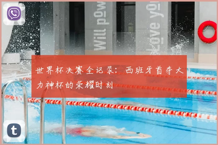 世界杯决赛全记录：西班牙首夺大力神杯的荣耀时刻